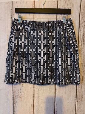 Tail Activewear Elithina Geometric Print Navy / White Golf Skort Size S
